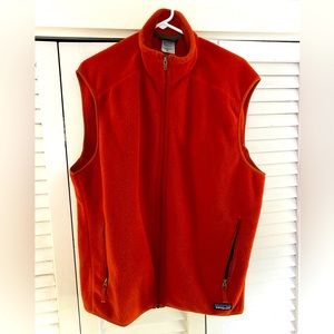 Patagonia Synchilla Vest In Orange